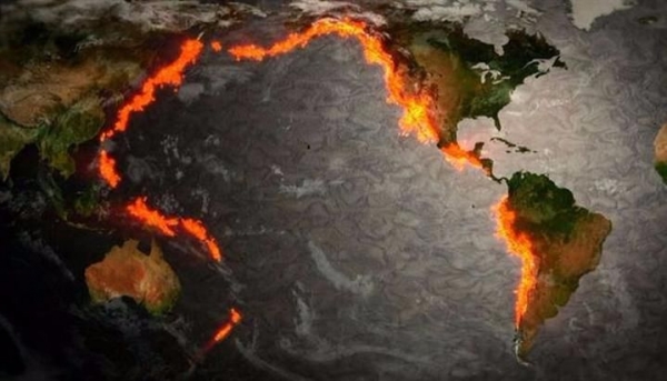El Anillo de Fuego del Pacífico, epicentro de los más graves terremotos
