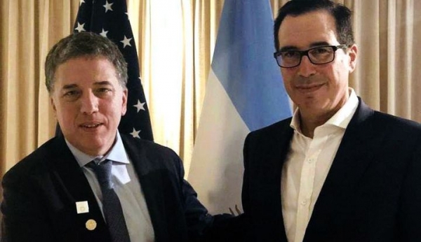 EEUU brindó un "firme y contundente apoyo al programa económico" de la Argentina