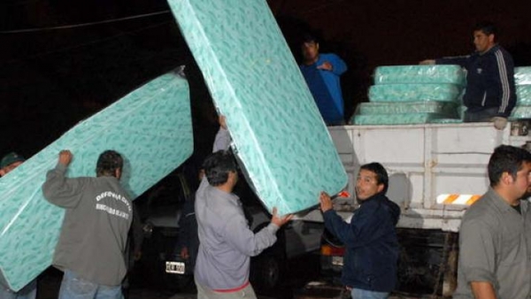 DEFENSA CIVIL Por la incesante lluvia, son 43 las familias asistidas y anuncian precipitaciones hasta hoy