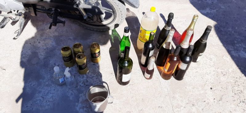 En allanamiento por robo,“descubren" un asado para 18 comensales