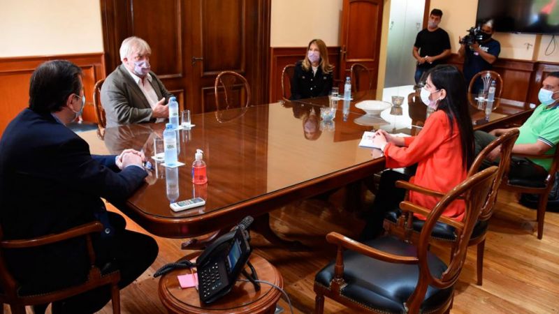 El gobernador recibió al director del Comité Ejecutivo para la lucha contra la trata de personas