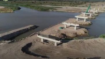 Avanza la obra del nuevo puente vial que unirá Santiago y La Banda en el sur de la ciudad