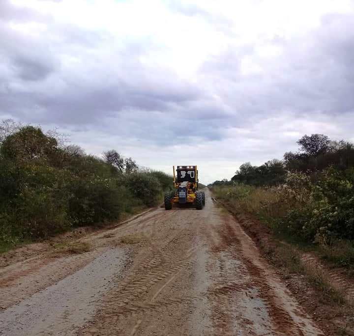 El Plan del Intendente José Vittar de mantenimientos de las rutas del Interior de Alberdi sigue ejecutándose