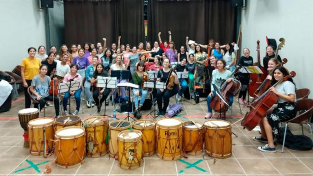 Una orquesta de mujeres santiagueñas abre mañana el encuentro con artistas de todo el país