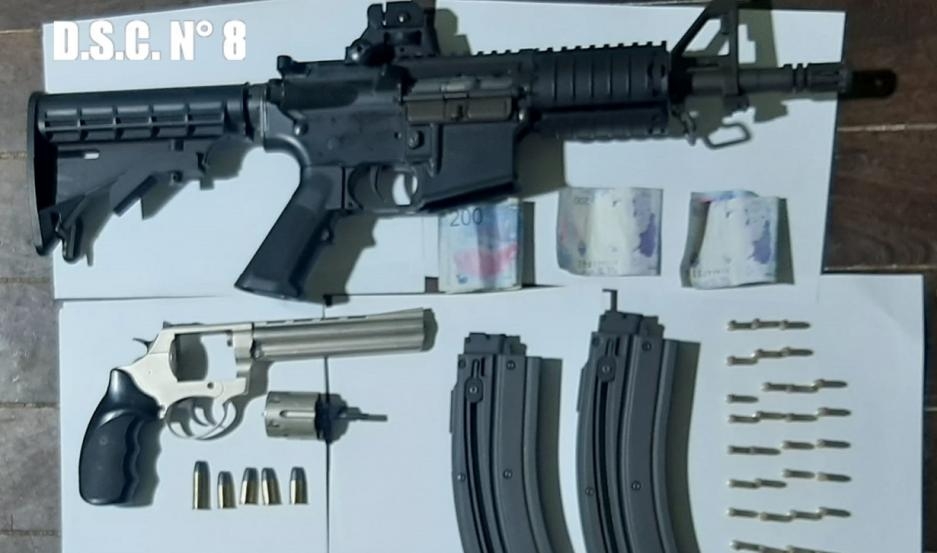 Beltrán: dos sujetos que portaban armas de fuego amenazaron a una mujer y quedaron detenidos