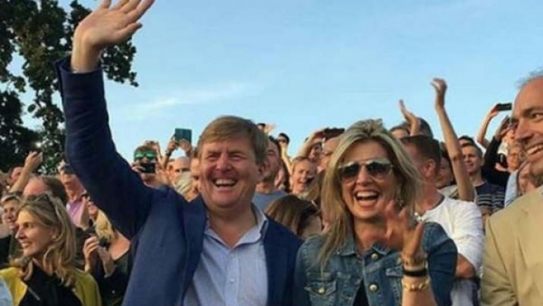 Máxima recupera la sonrisa: bailó en un recital de Sting