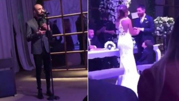 Casamiento de Messi: el momento del "sí", con la voz de Abel Pintos