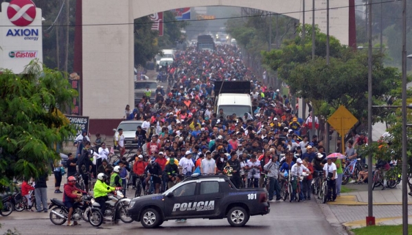 La 35ª edición del Vía Crucis en motos y bicicletas contó con más 7.000 fieles