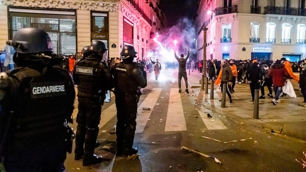 Francia: tras el triunfo ante Inglaterra se registraron incidentes en las calles y hubo represión policial