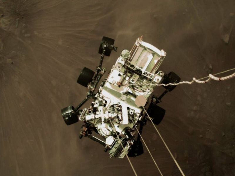 Perseverance: la NASA está “asombrado” por la imagen del aterrizaje del rover en Marte