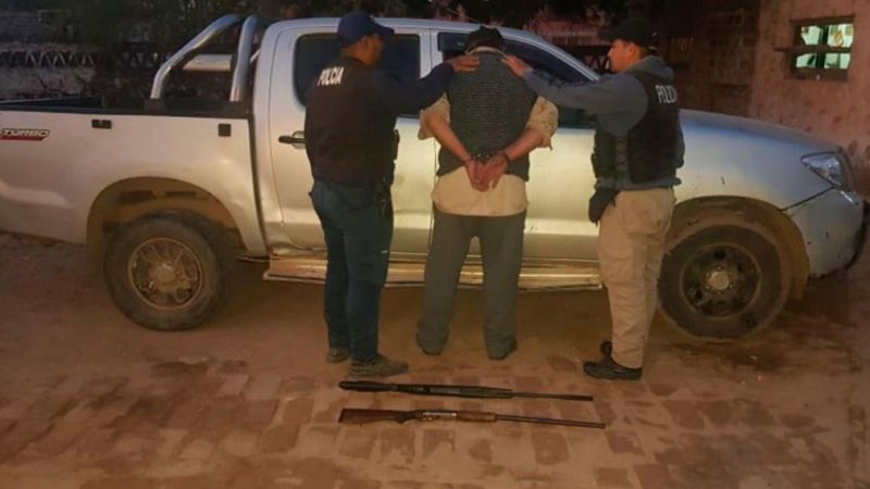 Los Juríes: logran detener a un sujeto que amenazó de muerte a efectivos policiales