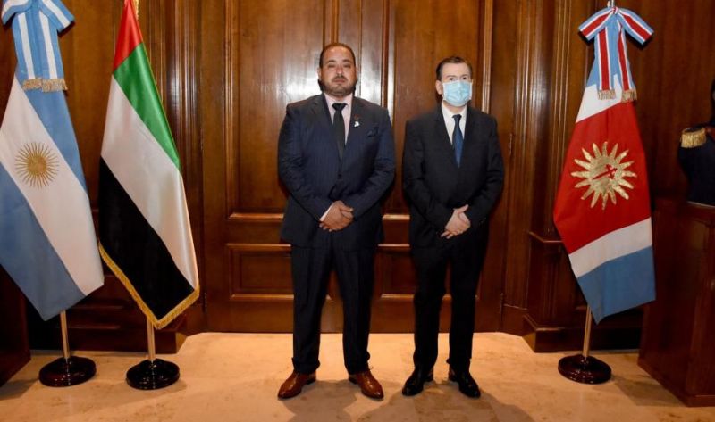 El gobernador Zamora recibió al CEO de Emirates Focus Group, Dr. Tahnoon Nimer