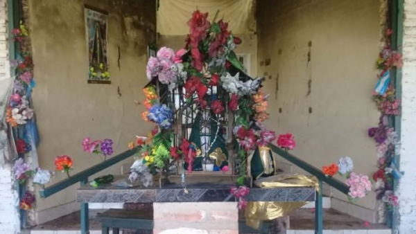 Virgen de Huachana termina intacta pese a un incendio intencional