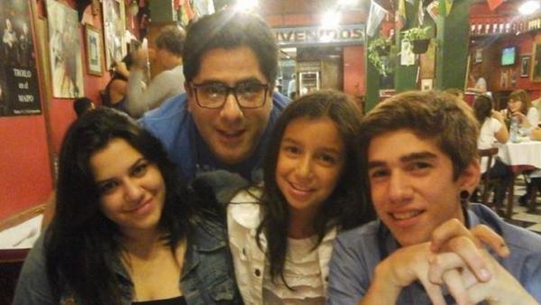 Martín Paz puso a sus hijos como foto de perfil