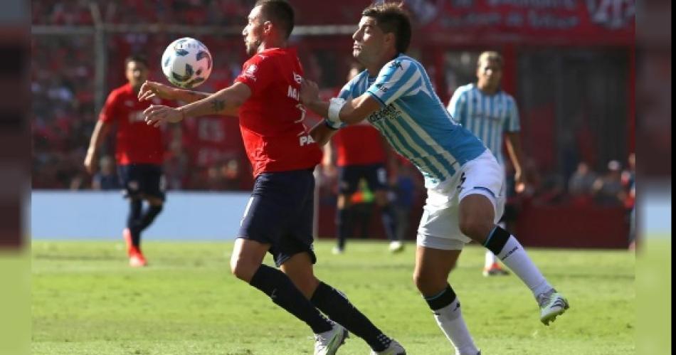 Racing ganó el clásico ante Independiente por 1-0-