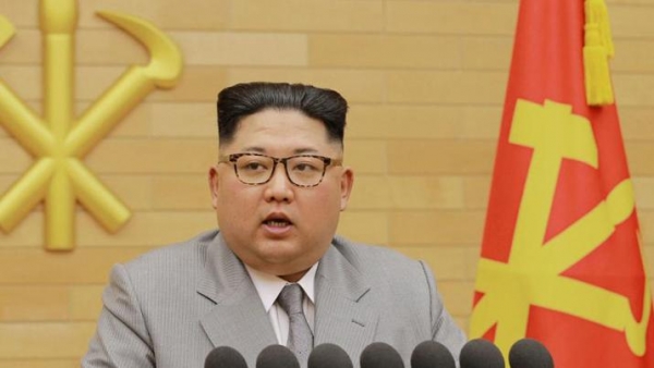 Kim Jong-un afirmó tener el "botón nuclear" en su escritorio