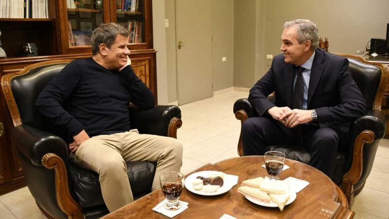 Facundo Manes estuvo en Canal 7 y se reunió con el Lic. Gustavo Ick