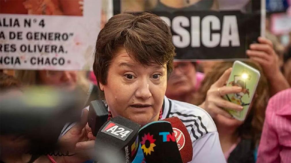 La madre de Cecilia Strzyzowski marchó en CABA y pidió no permitir "más asesinos impunes"