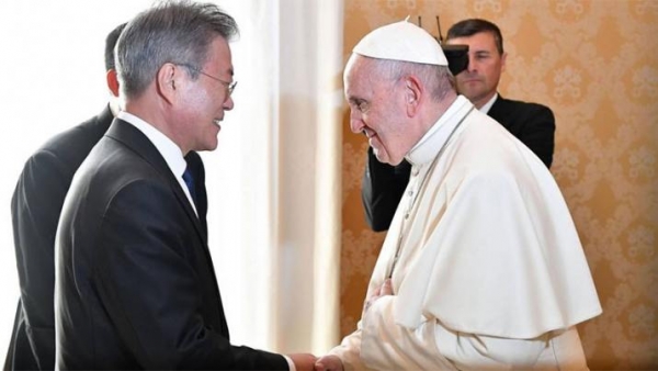 Papa pide paciencia y perseverancia para superar el conflicto de Corea