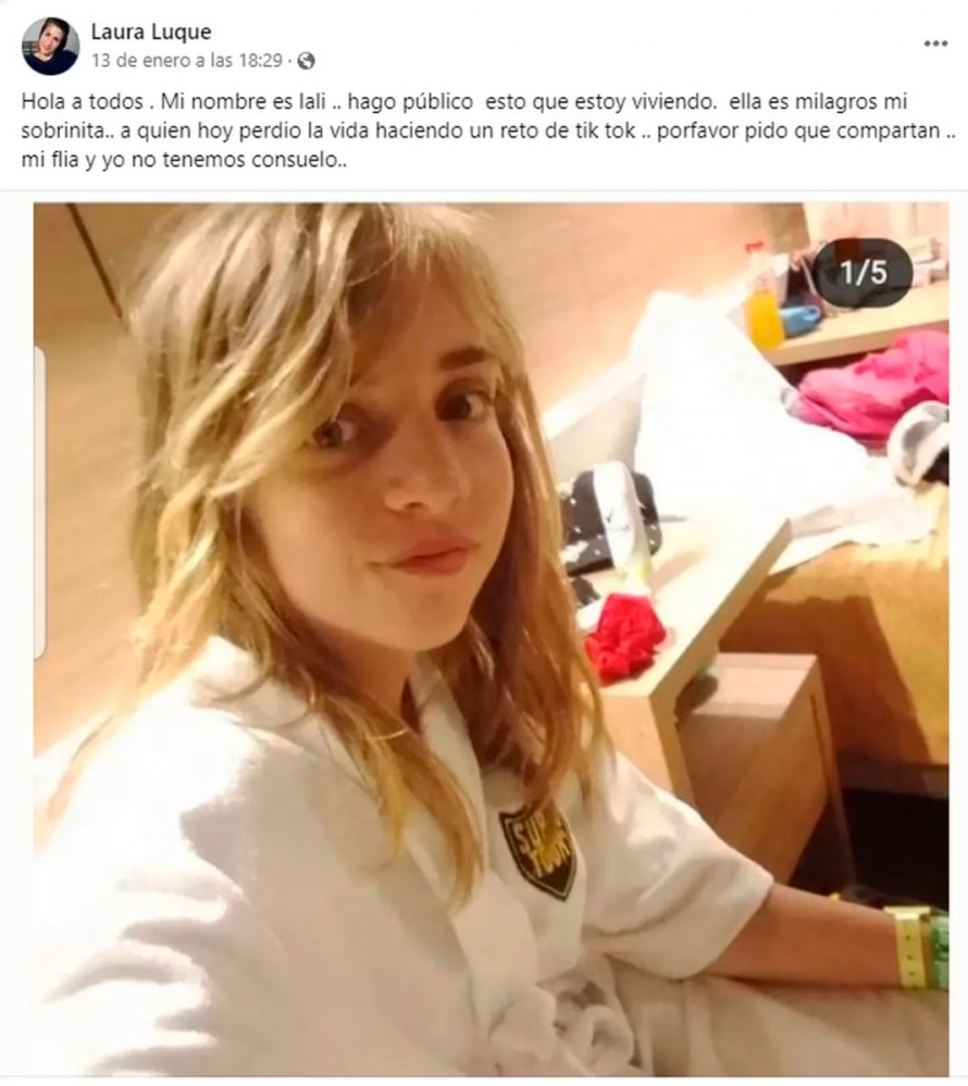 Conmoción: una nena de 12 años murió luego de realizar un reto viral de TikTok