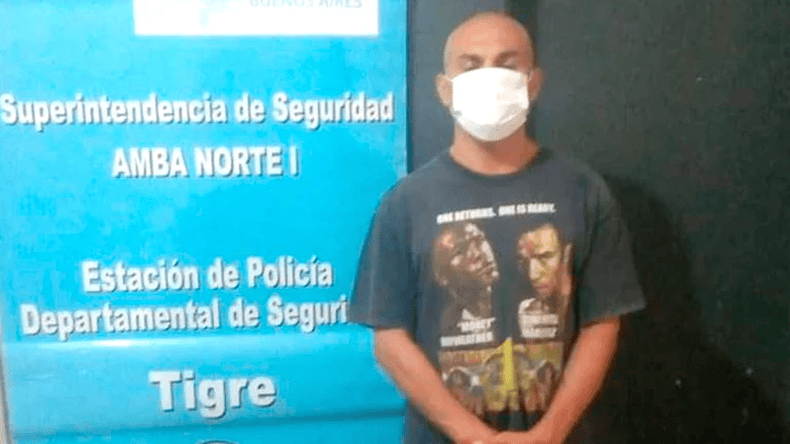 Detuvieron a Rodrigo "La Hiena" Barrios por violencia de género