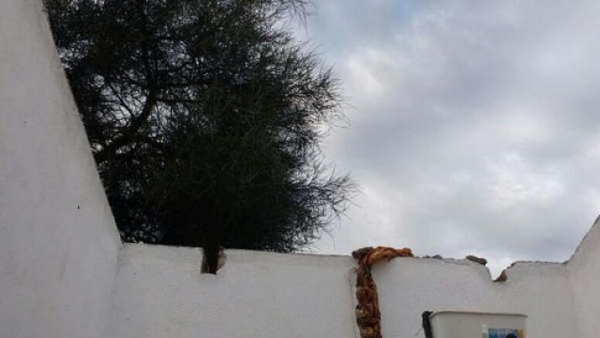 Un temporal con caída de granizo provocó graves daños en Otumpa