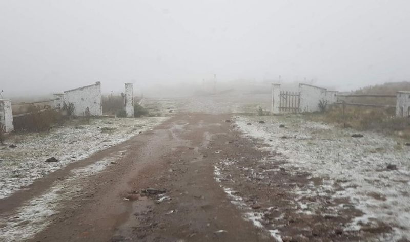La primera nevada en Catamarca llegó hasta cerca de Guayamba