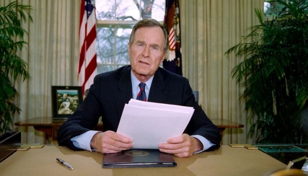 A los 94 años murió el expresidente de los EEUU, George H.W. Bush