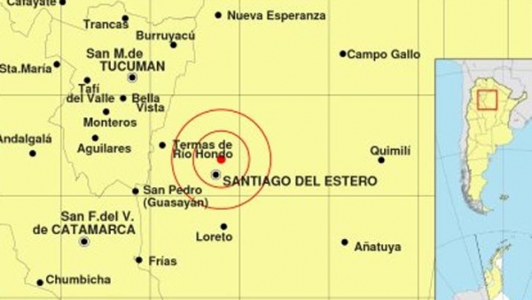 Un fuerte temblor sacudió la "Madre de Ciudades"