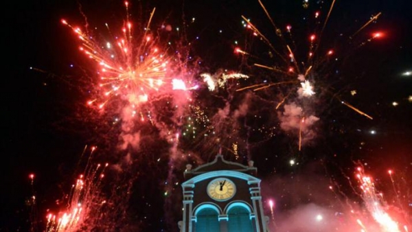 Video: mirá el show de fuegos artificiales por el festejo del aniversario