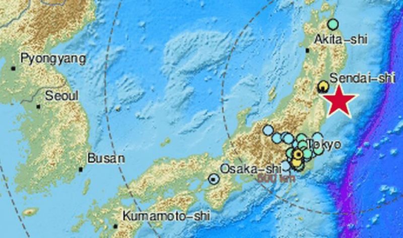 Japón: pánico por un sismo de 7,2 grados y posterior alerta de tsunami