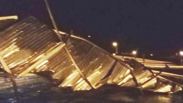 Un fuerte temporal azotó a las ciudades de Añatuya, Colonia Dora y otras zonas de influencia