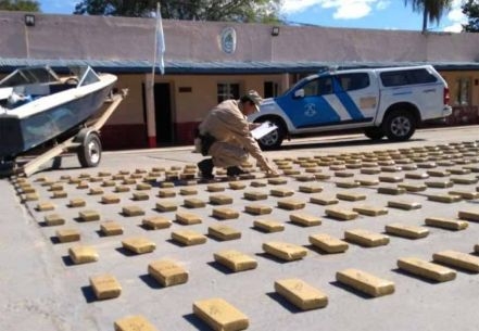 Decomisaron cerca de media tonelada de marihuana en Corrientes