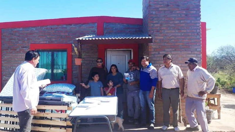 El programa de viviendas sociales continua ejecutándose sostenidamente en Pampa de los Guanacos