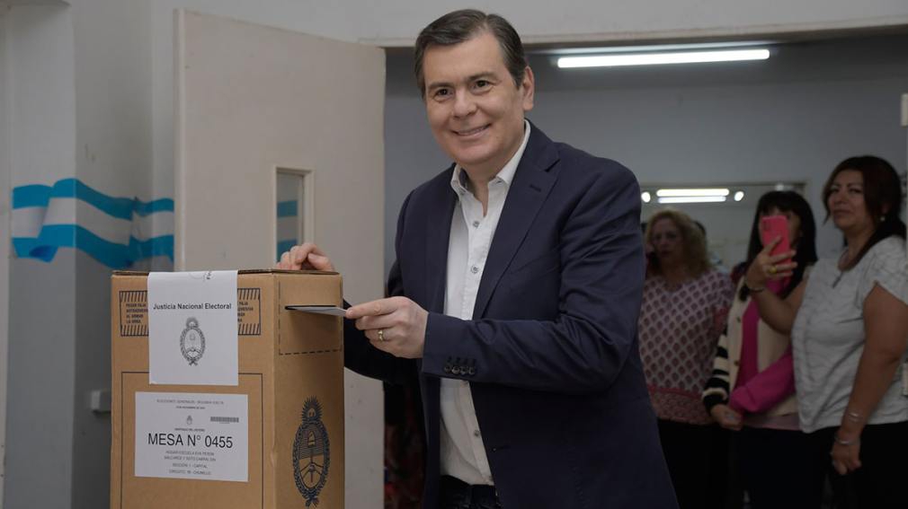 Votó Zamora: "Los argentinos hemos consolidado el sistema democrático y lo tenemos que fortalecer"