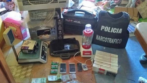Monte Quemado: Allanan seis casas, secuestran cocaína, marihuana y $75.000