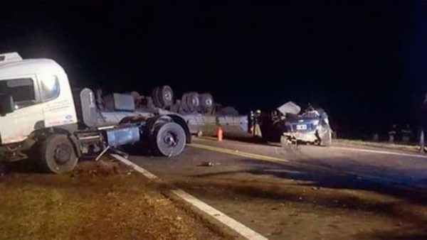 Cuatro personas mueren en un triple choque en Pergamino