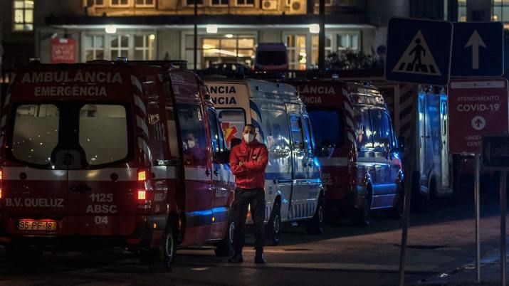 Portugal marca récord de muertes por coronavirus en un día y supera las 10.000