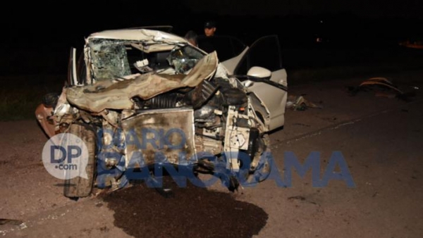 Violento accidente en la Ruta 34 dejó al menos un herido