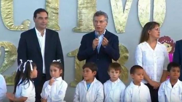 Macri abrió el ciclo lectivo 2018 con un acto en Corrientes