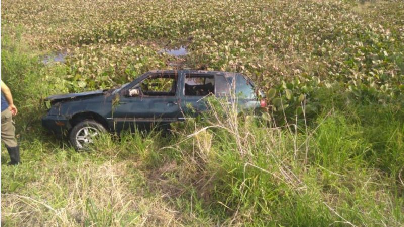 Volcó en una cañada a la vera de la ruta 16 y murió ahogado