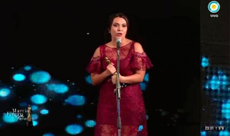Gisella Filas ganó el Martín Fierro a la mejor conducción
