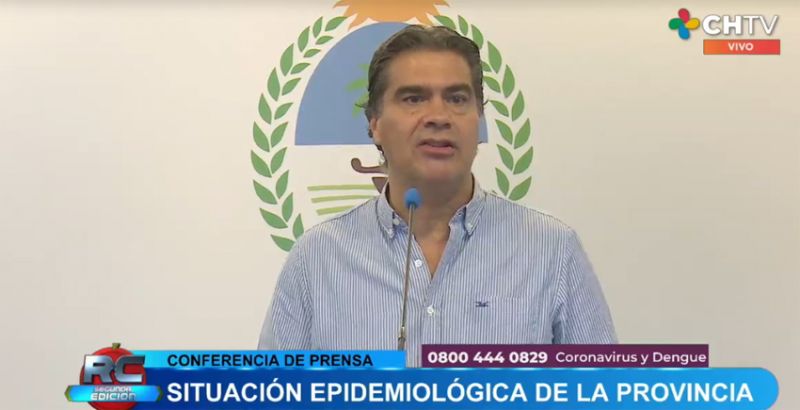 El gobernador anunció el cierre de las fronteras del Chaco y cuarentena obligatoria