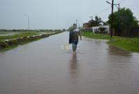 Santa Sylvina abatida por las abundantes lluvias: en la zona rural cayeron hasta 300 milímetros