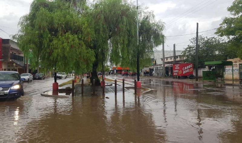 La lluvia trajo alivio a Santiago tras una seguidilla de jornadas de intenso calor