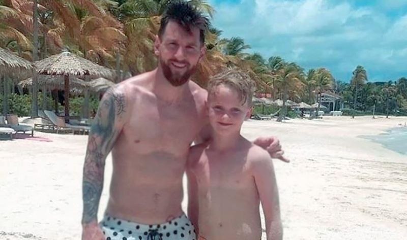 VIDEO | Lionel Messi sorprendió a unos niños y jugó un picadito con ellos