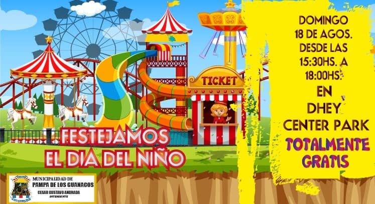 Pampa de los Guanacos vivirá un día del niño multicolor