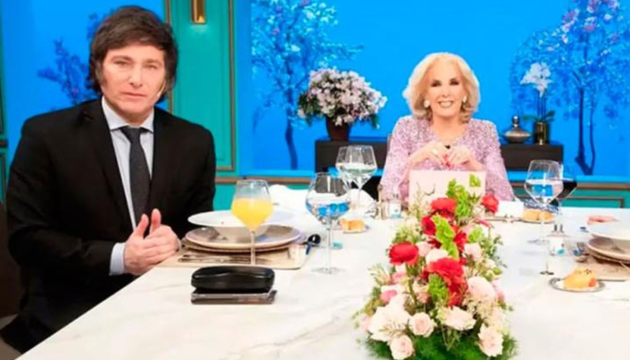 Mirtha Legrand recibe esta noche a Javier Milei en su mesaza: todo lo que tenés que saber