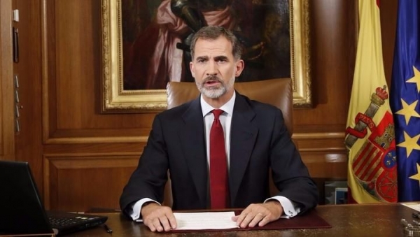 Con Cataluña en ebullición, el Rey acusa y advierte a los independentistas