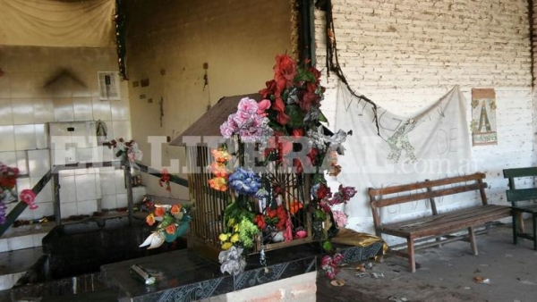 Sofocaron un principio de incendio en una gruta de la Virgen de Huachana